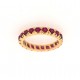 Pre Owned 18ct Ruby Full Eternity Ring ZX626
